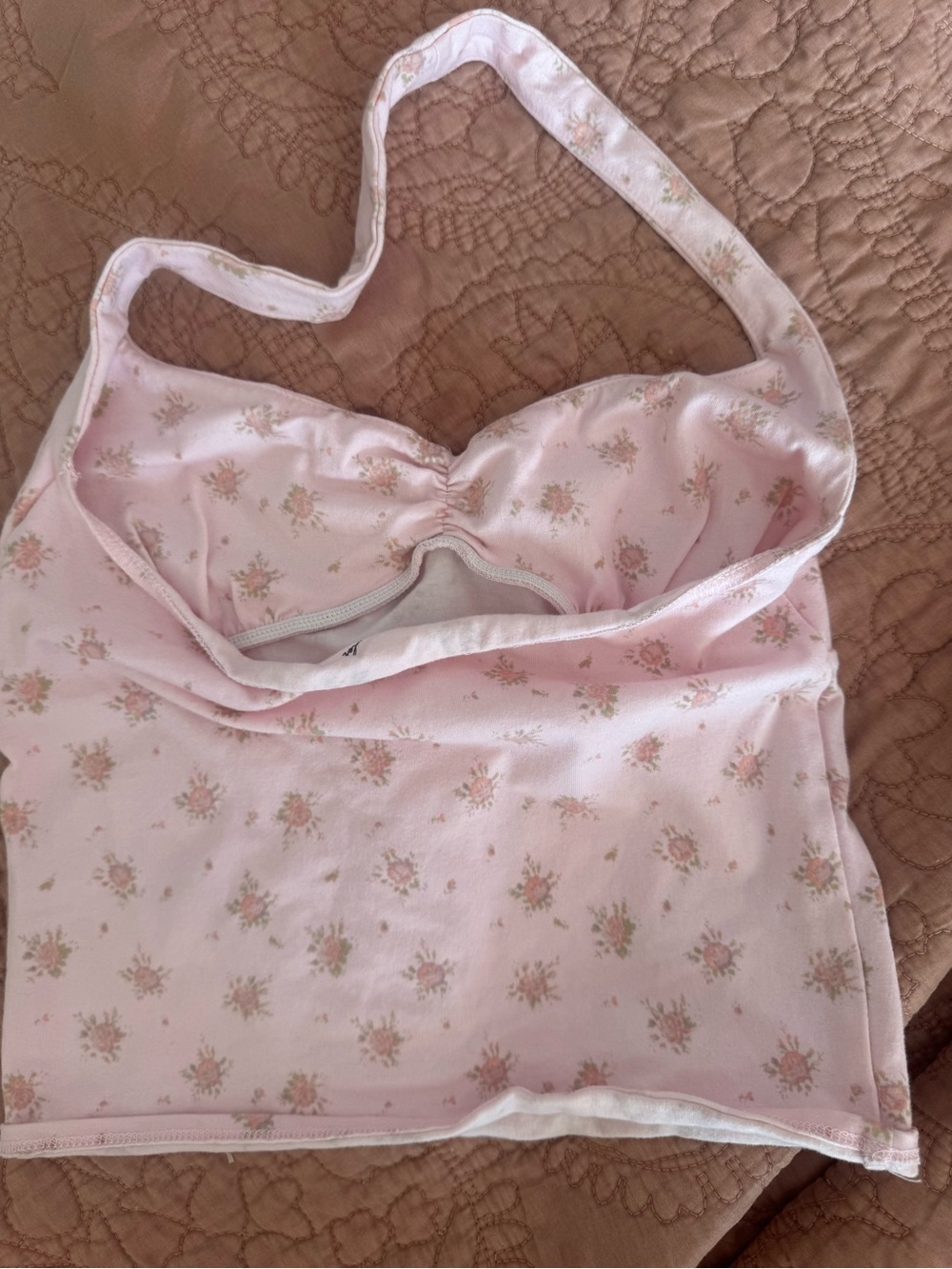 Urban Outfitters Pink Floral Tank Top